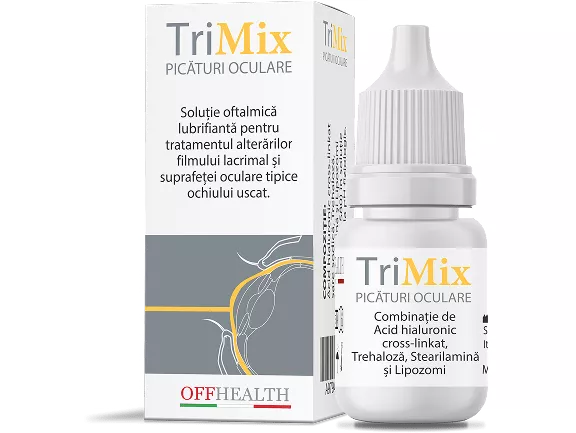 Cutia produsului TriMix Picaturi Oculare